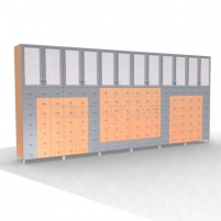 Комплект картотечных шкафов с ящиками КРТ-3