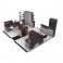 Комплект офисной мебели для рабочих КМП6