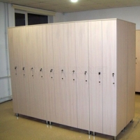 Комплект секционных шкафов для раздевалки РШК3 на 10 человек