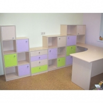 Мебель для детской комнаты для девочки КМД15