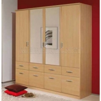 Шкаф для одежды с зеркалом ШДО23